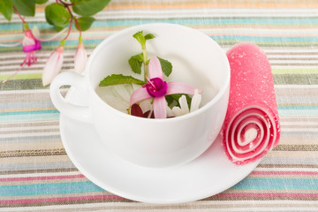 Springtime Tea with Fruit Candy