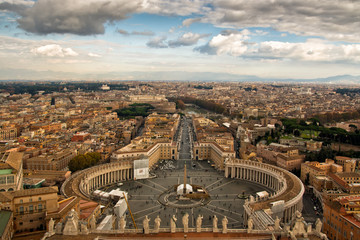 View on Vatican San Peter's Square