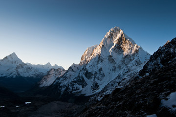 Himalayas: Cho La pass at dawn