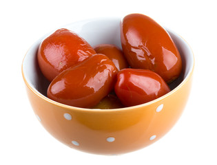 Pickled red tomatoes