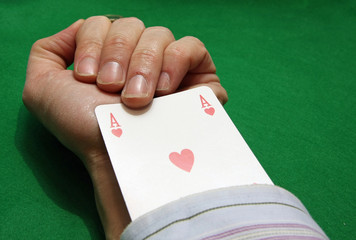 cheating with an ace of hearts in the hole