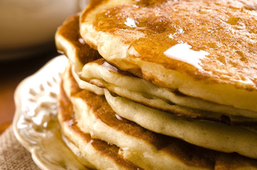 Pancakes with syrup