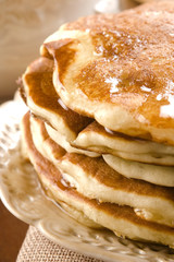 Pancakes with syrup