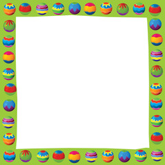 Cartoon christmas border