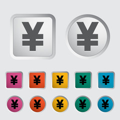 Yen icon.