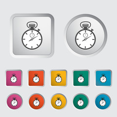 Fototapeta premium Stopwatch icon.