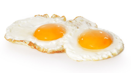 Deux œufs au plat.