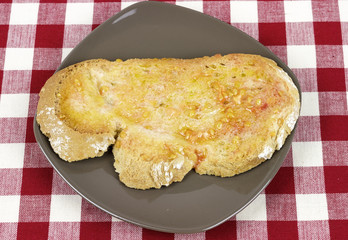 Catalan style tomato rubbed