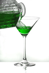Pouring a drink