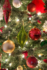 Christmas decoration on christmas tree