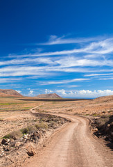 Fototapeta na wymiar śródlądowych Fuerteventura