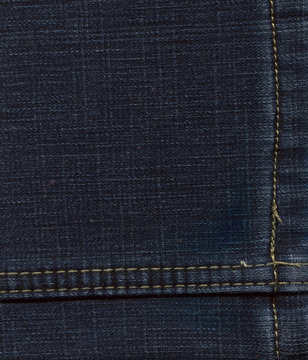 Cotton texture. Jeans.