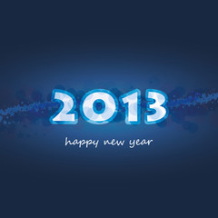 New Year Card, Cover or Background Template