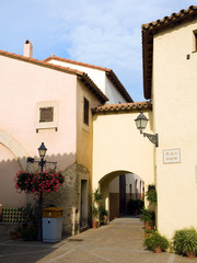 Cozy Spanish town. Catalonia, Spain