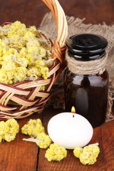Herbs and jars