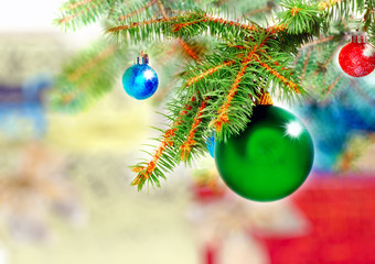 Obraz na płótnie Canvas Christmas and New Year decoration.