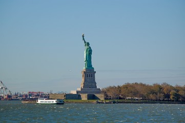 The Statue of Liberty in Autumn