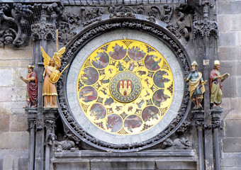 Astronomical clock on Staromestska Square, Prague