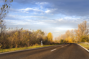 Road in autumn....