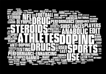Fototapeta premium Doping and drug abuse