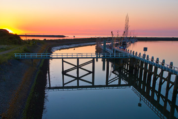 Waddensea Sunset with Pier