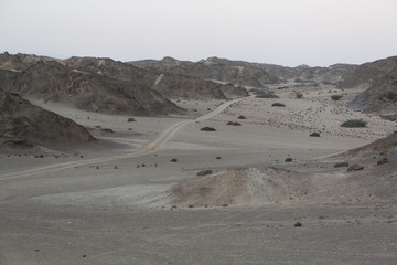 Désert de pierre en Namibie