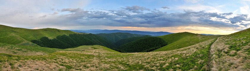 Evening in the mountains