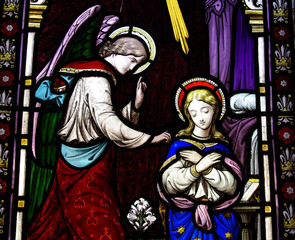 Annunciation: Gabriel visits Mary