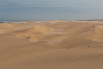 Fototapeta na wymiar Désert de sable Namibien