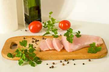 raw chicken