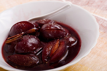 plum dessert