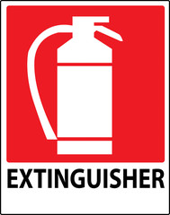 Extinguisher sign