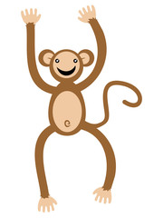 Happy monkey