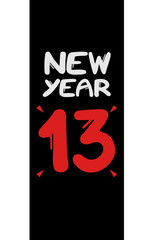 2013 new year card