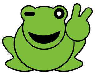 Happy frog