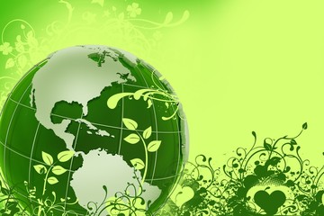 Green Eco Globe