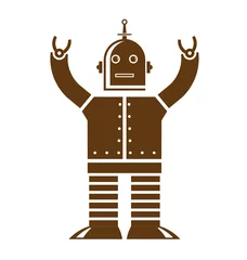 Deurstickers Originele robot © LogoStockimages