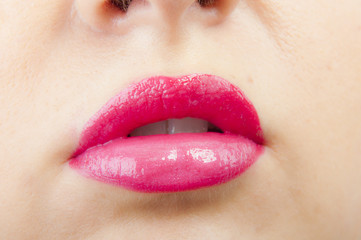 Fototapeta premium Pink lips