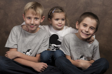 Kindergruppe - sitzend
