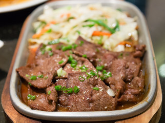 yakiniku beef barbecue japanese food