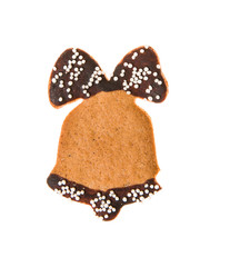 Decorated homemade gingerbread cookies