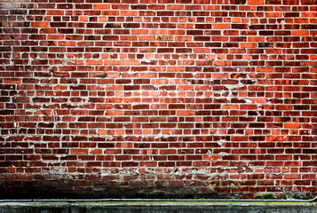 High Contrast Red Brick Backdrop or Background