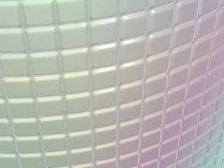 Fluted metal pattern with gradient colors