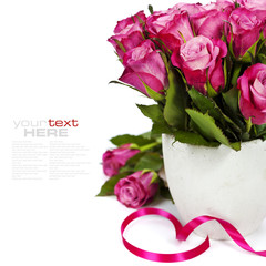 pink roses