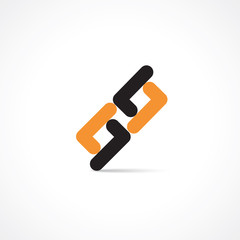 logo orange et noir-maillon