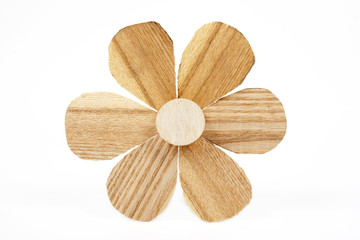 wooden flower