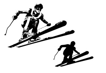 skifahrer skisport