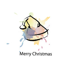 Christmas object with sample text