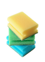Group of kitchen sponges