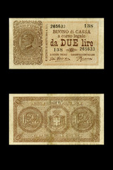 2 lire 1914